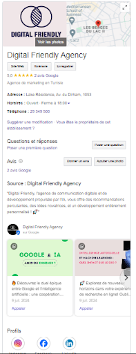 Google business profile Digital Friendly